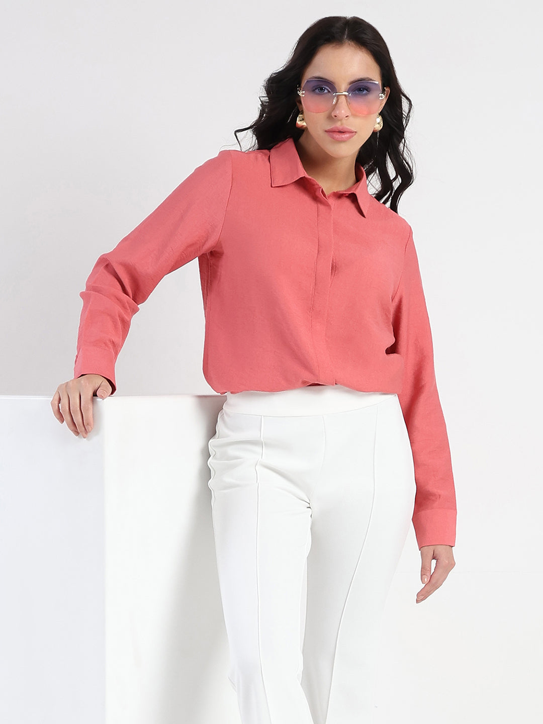 Madame Coral Rayon Blend Shirt